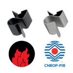 9129CC Zacisk na kabel 8-9mm grubość belki 7,2-12mm, 9129CC, /100 szt./, CNBOP, CELO