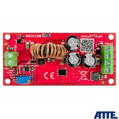 ASUC-100-AD0-OF Przetwornica DC/DC, podnosząca napięcie, nieizolowana, Vin 10V...30VDC, Vout 12...48VDC, Pout 100W