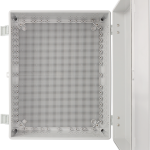 AWB504020 Obudowa ABS 500x400x200, wodoszczelna z zawiasami i płytą montażową