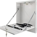 AWO529W Obudowa do DVR/NVR, mała, pionowa, biała, przystosowane do wymogów RODO