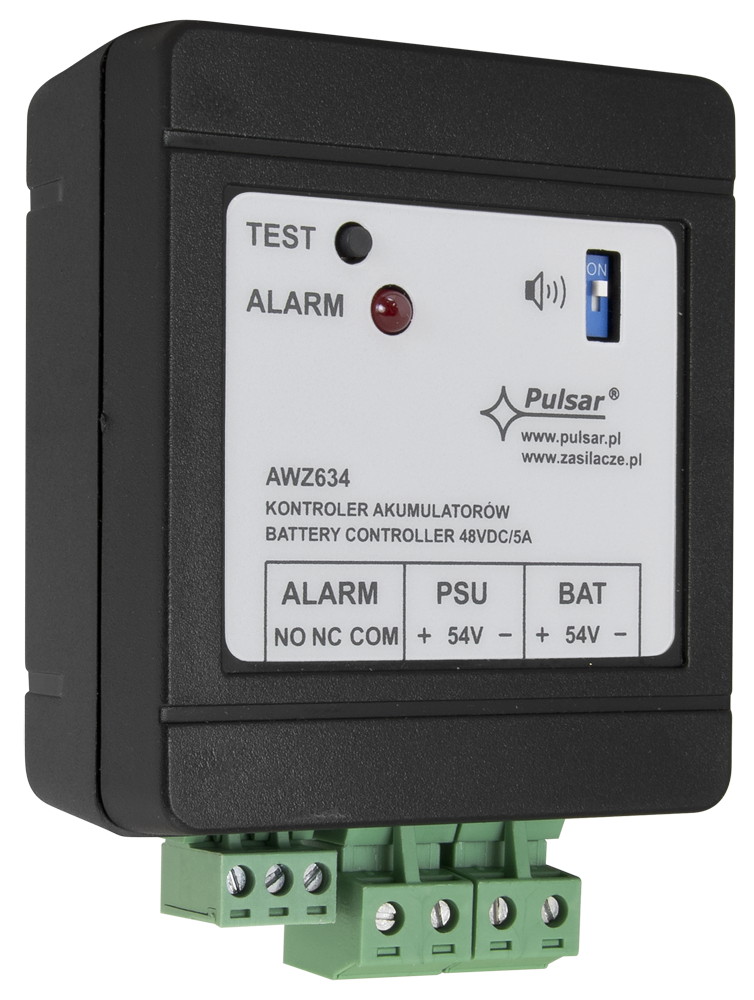 AWZ634 Kontroler akumulatorów 48V DC/5A