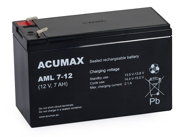 AML 7-12 T2 Akumulator 7Ah, 12V