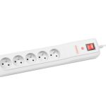 C5/50/SZ Listwa zasilająca, szary, kabel 5m, 5 gniazd