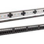CCAS-PA6-24UTP Panel kat. 6 19" 1U 24xRJ45 UTP czarny