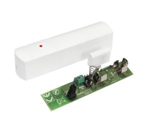 CTX5D Bezprzewodowy magnetyczny detektor otwarcia i zamknięcia dwóch skrzydeł (Biały)
