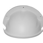 DS-1250ZJ Ochronny klosz do kamer kopułowych zewnętrznych, plastik