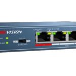 DS-3E0105P-E Switch Hikvision PoE FastEthernet, 5 portów FE, 4xPoE/PoE+, 58 W