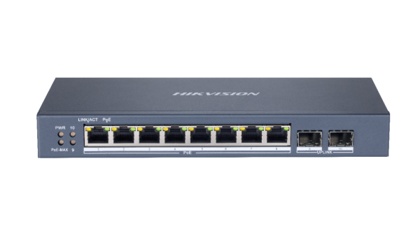 DS-3E1510P-SI Switch PoE Hikvision, 8-portów,smart