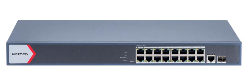 DS-3E1518P-EI/M Switch PoE Hikvision, 16-porty,smart