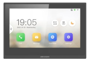 DS-KH6351-WTE1(O-STD) Stacja wewnętrzna 7" IP, WIFI
