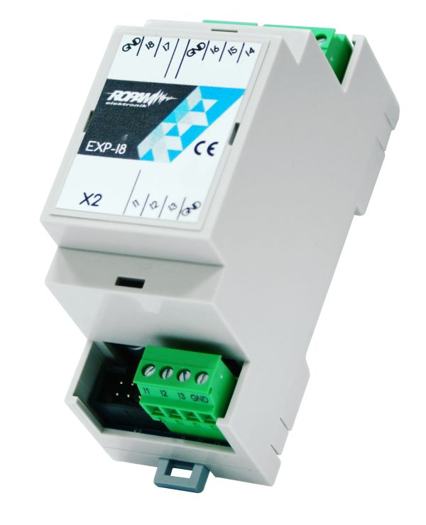 EXP-I8-D2M Ekspander wejść, na szynę DIN
