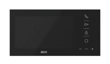 GLASS-PRO-7 BK Monitor PRO 7 kolorowy cyfrowy
