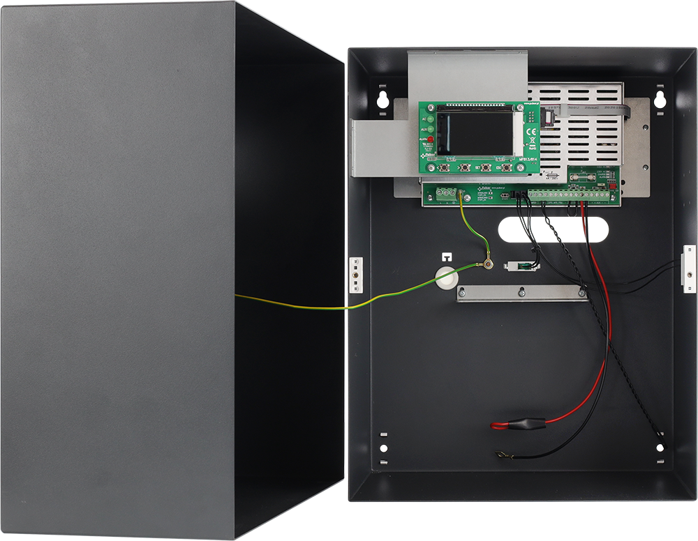 HPSG3-24V2A-C-LCD Zasilacz buforowy Grade 3, LCD, 27,6V/2A/2x17Ah