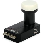 INVERTO/4QBU Konwerter SAT QUATRO Inverto Black Ultra 0,2dB, wzmocnienie 60dB