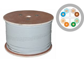 KIU6PVC500 Kabel U/UTP kat.6 PVC Eca, 500m