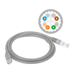 KKU6ASZA0.5 PATCH CORD KAT.6A UTP