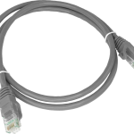 KKU6SZA0.25 PATCH CORD KAT.6 UTP 0.25M SZARY