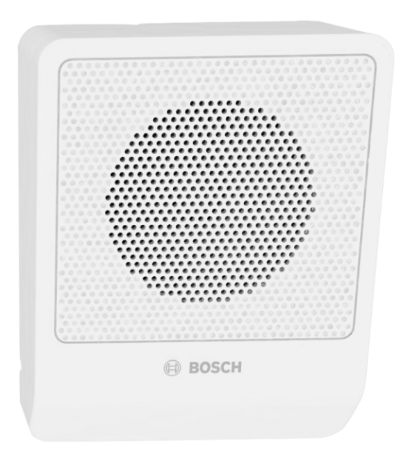 LB10-UC06-L Głośnik w obudowie 6W, kątowy, biały