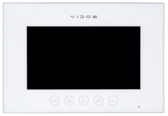 M11W Monitor kolor 7'', bez interfejsu, biały, VIDOS X