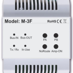 M-3F Moduł funkcyjny, posiada 3 funkcje: Repeater, Switch, Gateway), 90x72x60 mm, VIDOS