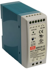 MDR-60-12 Zasilacz na szynę DIN 12VDC/60W/5A, MEAN WELL