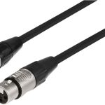 MECR-600/SW Kabel XLR NEUTRIK, 6m, Monacor