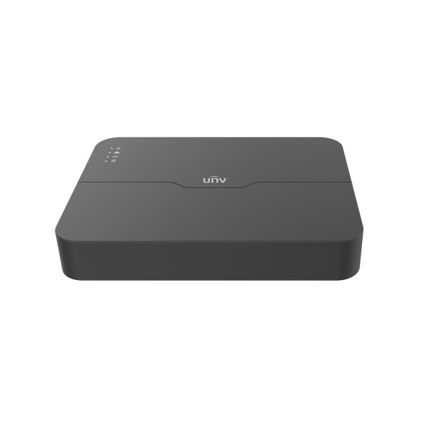 NVR501-08B-LP8-BLACK Rejestrator NVR UNIVIEW 8xPoE 16Mpix 80Mb/s 1xHDD