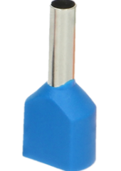 OR-KK-8101/0,7/8/B2 Tulejka izolowana 2x0,75mm2, dł.8mm