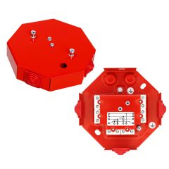 PIP-3AN/1,25A Puszka instalacyjna ośmiokątna z bezp. 1,25A