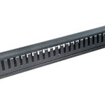 PK008 Organizator kabli 1U 19" z pokrywą maskującą