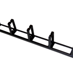 PK011 Organizator kabli 1U 19" z przepustami