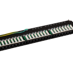 PK032 Patch panel OPTIMUM UTP kat.5e 24 porty LSA 0.5U