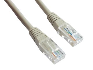 PCU5-10CC-0100-S Patch cord kat.5e 1m, szary