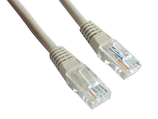 PCU5-10CC-0100-S Patch cord kat.5e 1m, szary