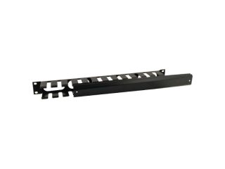 RAOK-1M Organizer kabli poziomy metalowy z pokrywką 1U