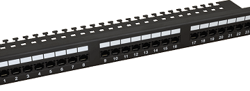 RP-U24V5 Patch Panel RP-U24V5 24 porty / UTP / Cat5e