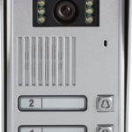 S36 Bramofon 2-przyciskowy, natynkowy, wandaloodporny,  6 diód LED IR, Srebrny, VIDOS