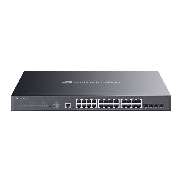 SG3428XMPP Przełącznik zarządzalny, 24xPoE, 4xSFP+
