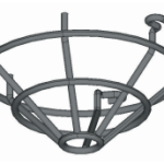 SK 400 Stalowy kosz ochronny dla czujek