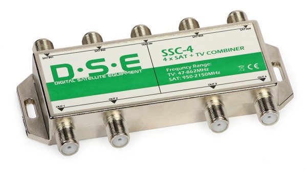 SSC4/DSE Sumator sygnału SSC-4 DSE, łączy sygnal z konwertera Quad z sygnałem TV naziemnej
