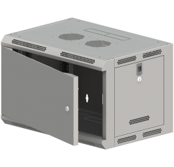 SW-6U-600-500-N-DMJ-OP-RP-B-S Szafa wisząca 19" 6U 600x500