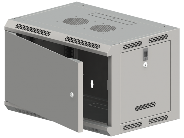 SW-9U-600-500-N-DMJ-OP-RP-B-S Szafa wisząca 19" 9U 600x500