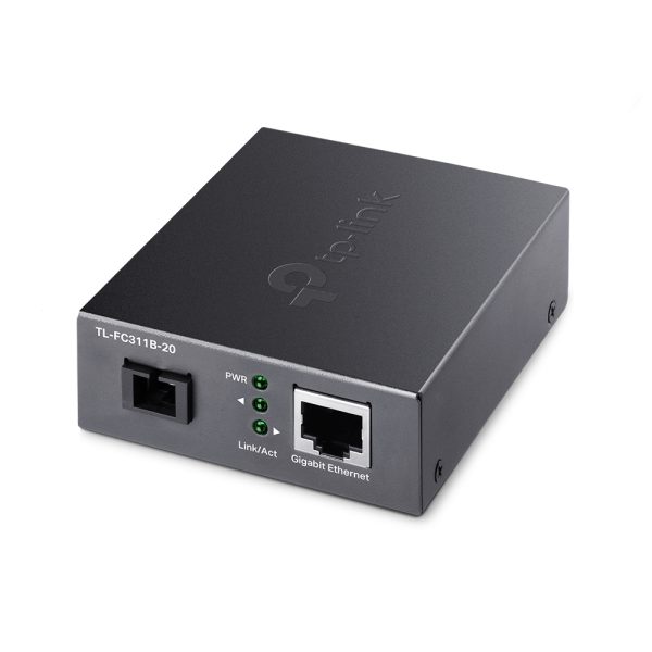 TL-FC311B-20 Gigabitowy media konwerter WDM TX 1310nm/RX 1550nm