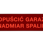 TP-4.s/H0 Wewnętrzna tablica ostrzegawcza LED