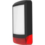 ODYSSEY X1 COVER (B/R) Pokrywa sygnalizatora, Czarny/Czerwony