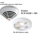 FCP-O320 + MS 400 Zestaw 1xCzujka optyczna dymu i 1xGniazdo