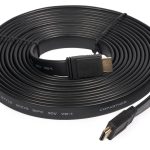 HDMI-S5P Kabel HDMI-HDMI 5m płaski, v1.4, Ethernet, FullHD