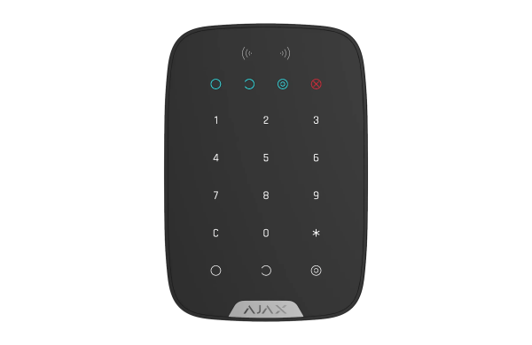 KeyPad Plus BLACK Bezprzewodowa klawiatura, obsługa kart, czarna