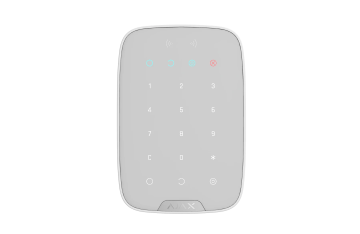 KeyPad Plus WHITE Bezprzewodowa klawiatura, obsługa kart, biała