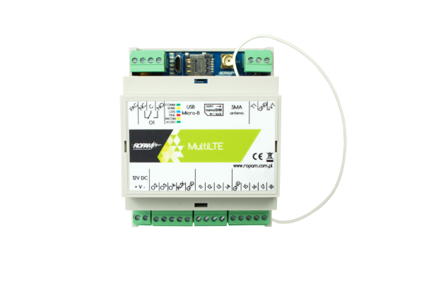 MultiLTE-RF-D4M Moduł powiadamiania i ster. LTE, odbiornik RF, DIN